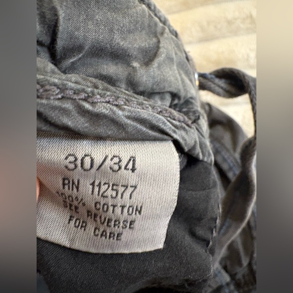 Men's Dark Gray Cargo Pants 30x34 ,100% cotton - Picture 11 of 13